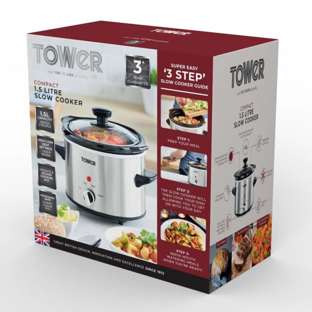 Tower T16020 1.5 Litre Slow Cooker