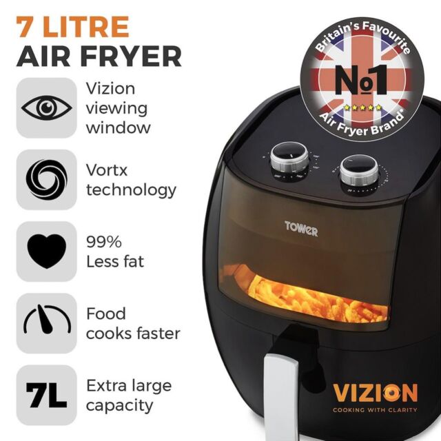 Tower T17071 Vortx Vizion Manual Air Fryer 7L