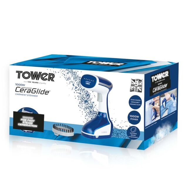 Tower T22014BLU Blue 1000W Garment Steamer