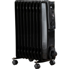Daewoo HEA1202GE 2000W Oil Filled Radiator - Black